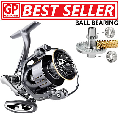 Fishing Reel 5.2:1 Freshwater Saltwater Right Left Metal Spool Casting Spinning