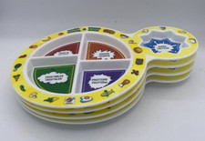 Fresh Baby Kids 5 Food Group Section My Plates- Lot Of 4
