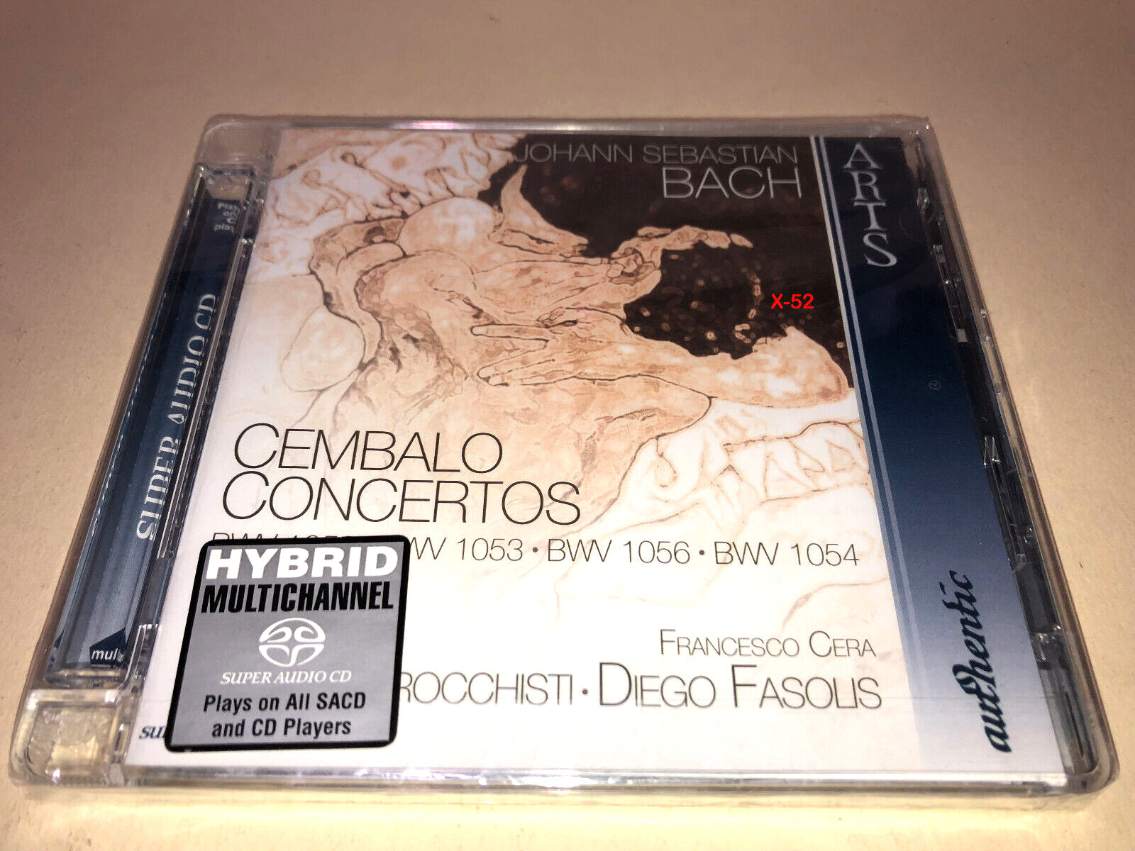 Bach CD Hybrid SACD Cembalo Concertos Francesco Cera I Barocchisi Diego Fasolis