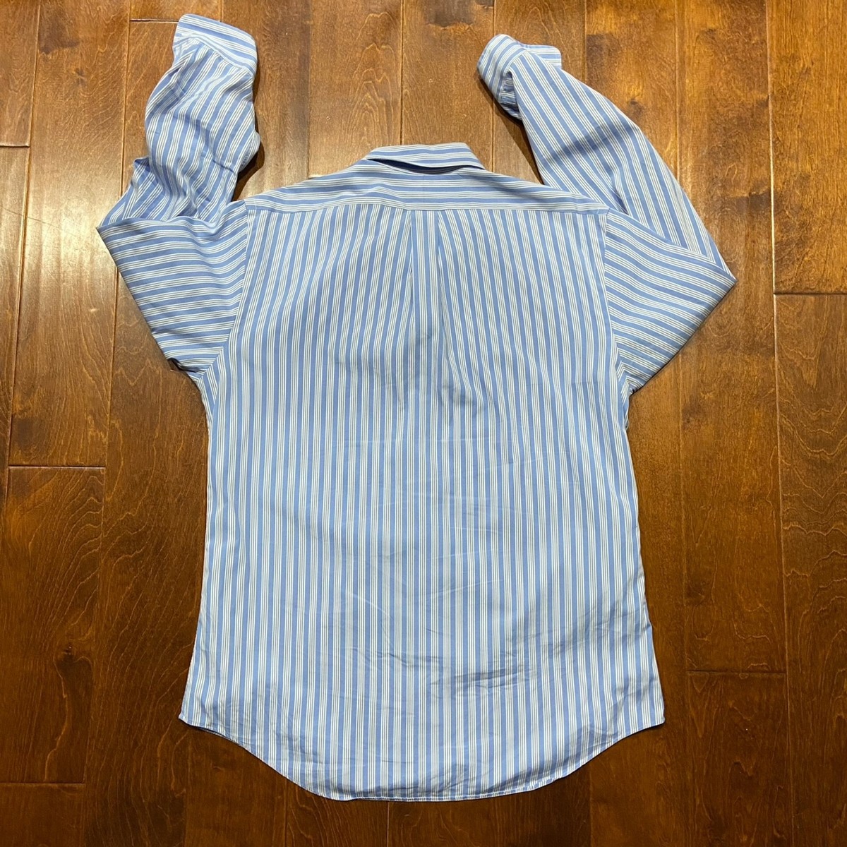 Polo Ralph Lauren Vintage 90s Striped Blue White Button Down Shirt