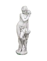 Griechische Steinfigur Frauenfigur Frauenskulpturen Gartenfigur TerrassenmöBel