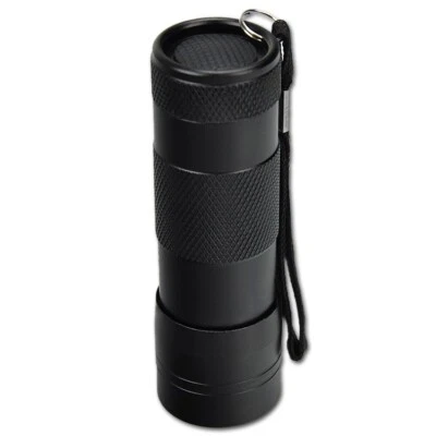 CACHEEQUIP 12 LED Lámpara UV Linterna Vidrio Escorpio Geocaching Ultravioleta Luz Negra