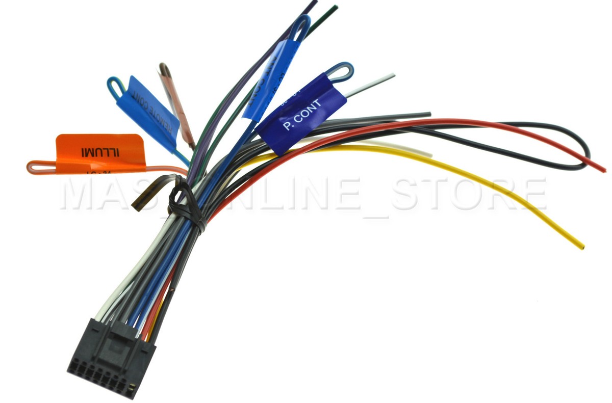 KENWOOD DDX374BT DDX-374BT GENUINE WIRE HARNESS *PAY TODAY SHIPS