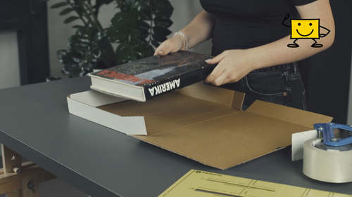 Maxibrief DHL Karton Faltkarton Versand 160x110x50 mm weiß 25 Stück - Video 1 von 1