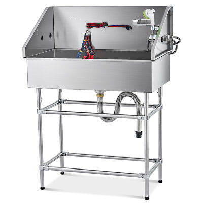 CO-Z 86 cm Kleine Haustiere aus Edelstahl Pflege Hunde Katzen Badewanne Dusche