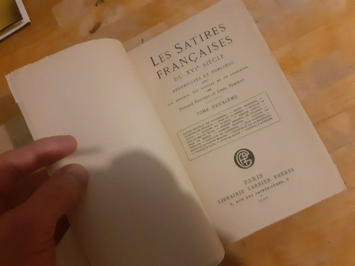 Les satires françaises du XVIe siècle, 2 vol. - Librairie Garnier Frères (1922) - Picture 4 of 5