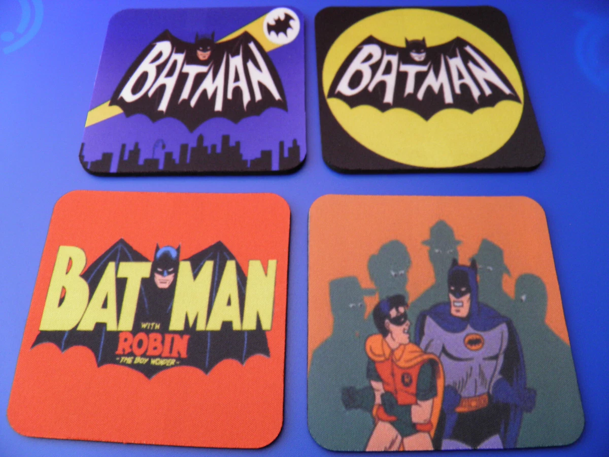 4 x Neoprene Drink Coasters BATMAN 60 s TV SHOW YOUR DESIGN eBay