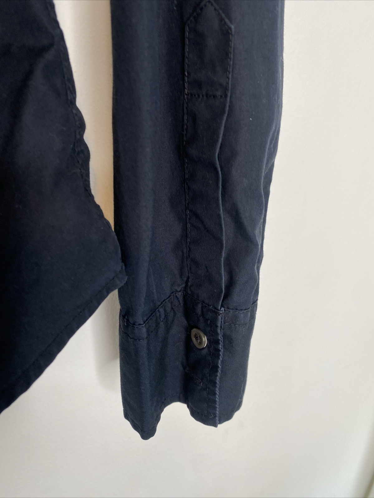 Gap black button front shirt wardrobe basic women… - image 2