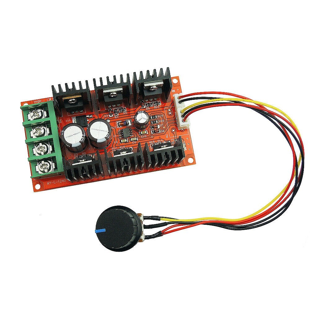PWM DC Motordrehzahlregler 10-50V 40A – Einstellb Produktbild-Vorschau 6