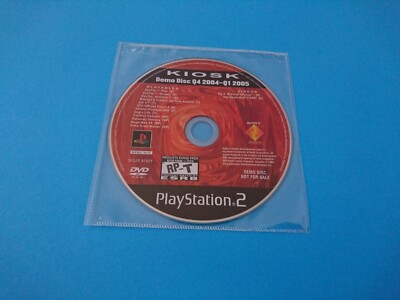 PlayStation 2 KIOSK DEMO DISC (Q4 2004-Q1 2005) ''NEW & FACTORY SEALED '' for PS2