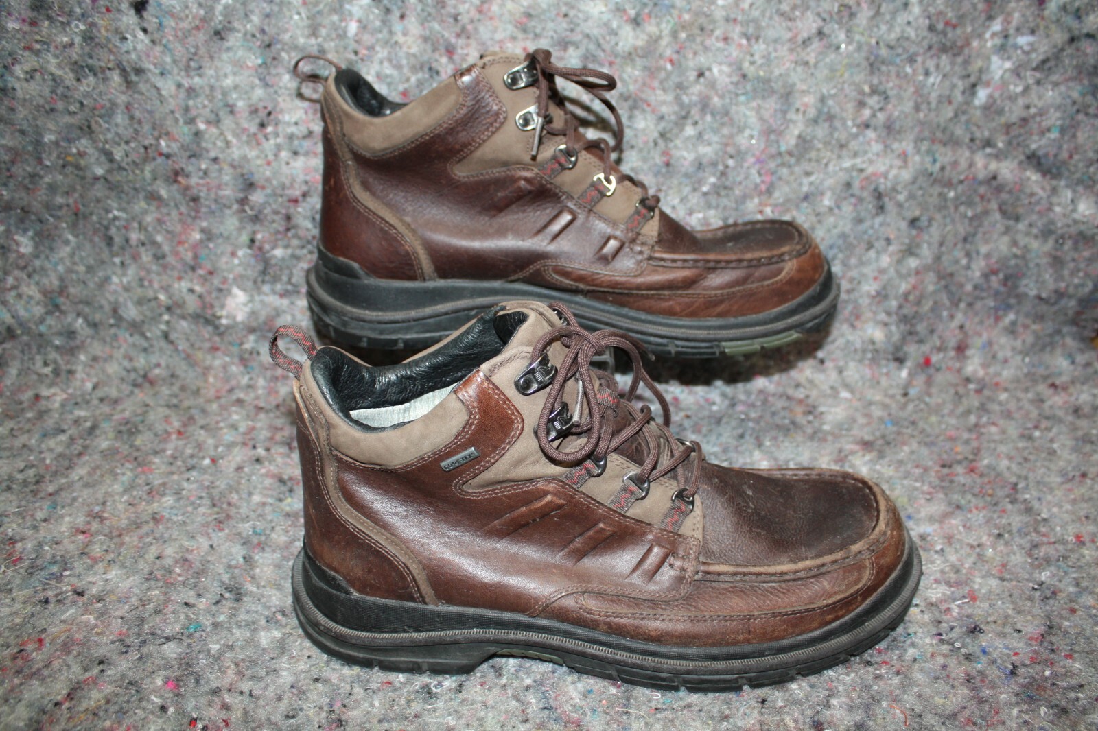 effektivitet Frosset Træ Clarks Sz 11.5M Men's Ash Gore Tex Waterproof Hiking Boots Brown | eBay