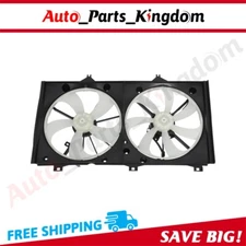 Radiator Condenser Cooling Fan Assembly For 2007 2008-2011 Toyota Camry 2.4L
