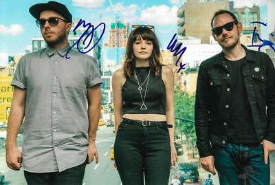 Chvrches autograph signed 20x30 cm picture