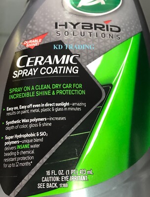 Turtle Wax Hybrid Solutions Ceramic Spray Coating - 500ml For Paint Protection & Shine (Pack Of 4)
