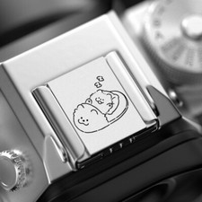 Good Night Style Metal Camera Hot Shoe Cover For Leica Sony Canon Nikon Fuji