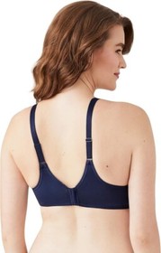 Wacoal 855192 Basic Beauty Full Figure Seamless UW Bra in Black NWT $58+