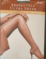 Hanes Absolutely Ultra Sheer Pantyhose with Control Top JET (Black)