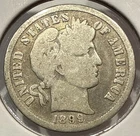 1899-O Barber Dime 10C Silver Coin - G Detail (U48)