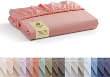 100 Cotton Percale Weave Fitted Sheet, Queen Size, English