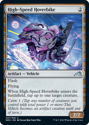 High-Speed Hoverbike Kamigawa: Neon Dynasty Lightly Played, English