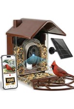 KCBCEE Smart Bird Feeder 24MP Camera Solar Powered AI Bird Recognition