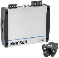 Kicker 40KXM1200.1 Marine Audio Amp Boat Class D 1200W Sub Amplifier KXM1200.1