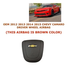 2012 2013 2014 2015 Chevy Camaro driver wheel airbag BROWN