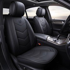 Seat Covers Full Set, Black Seat Covers for Cars 5 Seats, Car Seat Protector,...