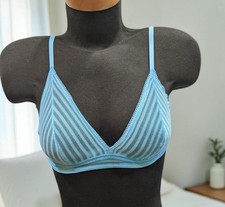 Cosabella Bralette Tropical Blue Size S Made in Italy NEW WO TAGS