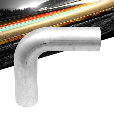 HPS 90 Degree Bend 2.25'' (57mm) OD Aluminum Elbow Tubing Pipe 16Ga 2-1/4'' CLR