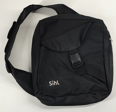 Sling Bag - Slim Rucksack - Crossbody Bag - leichte Umhängetasche - Schwarz