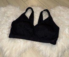 Warners RM1041A Cloud 9 Smooth Comfort Wireless Bra Womens L Large Black