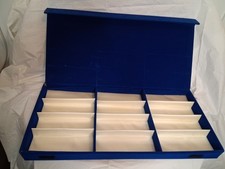 Lot of Five 16  12 Slot Sunglass Display Cases Eyeglass Storage Sunglasses Case