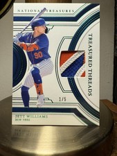 JETT WILLIAMS 2024 National Treasures Treasured Threads Patch /5 Brewers