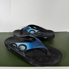 OOFOS Original Sport Sandals Recovery Thongs Mens 9 Womens 11 EU 42 Azul