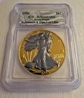 2025 W Silver Eagle ICG Ruthenium & Gold 1 of 500
