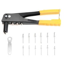 Heavy Duty Rivet Gun Set with 120pcs Blind Rivets Hand Tool Kit