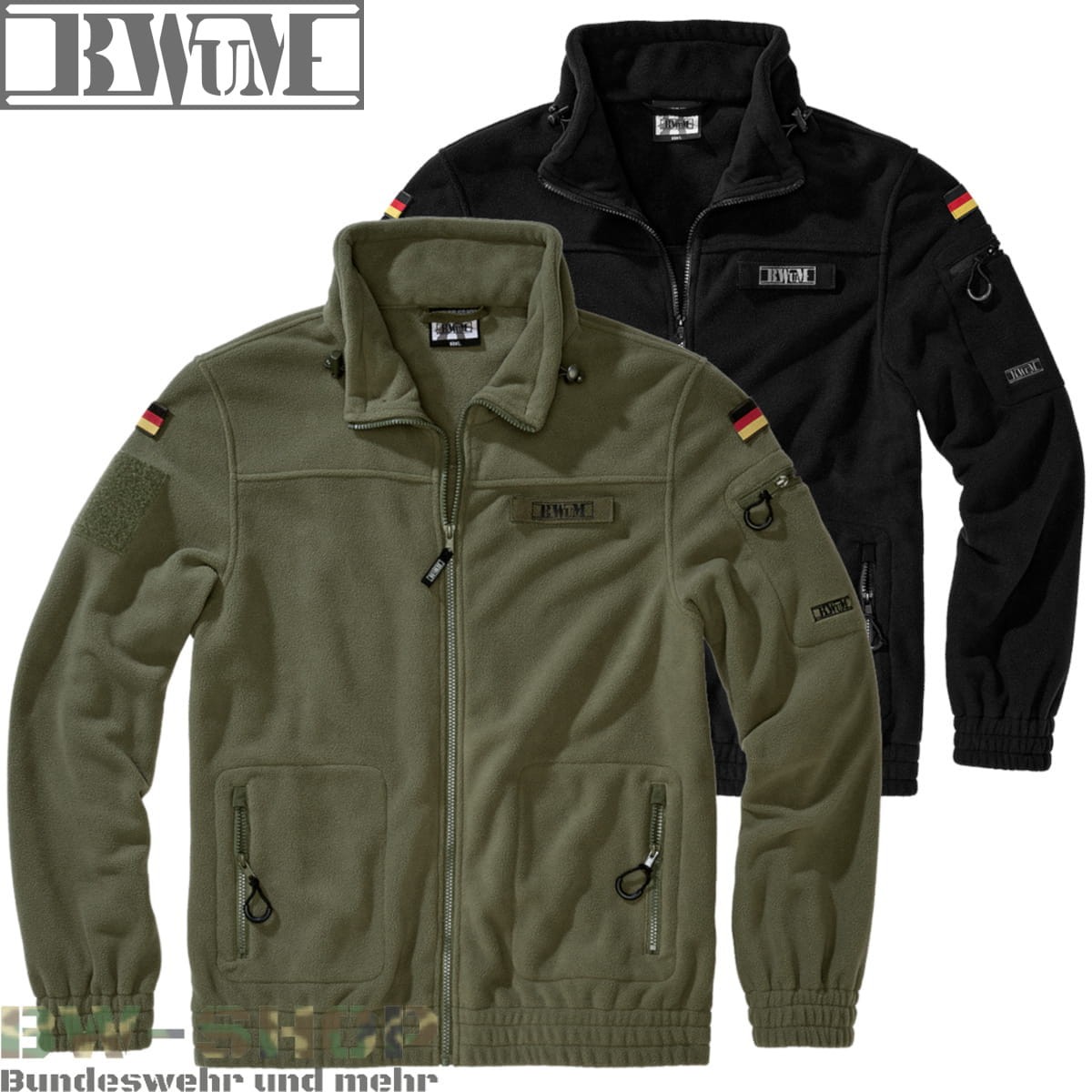 BWuM TACTICAL GIACCA ANTIFREDDO BW FLEECE JACKET ARMY JACKET FLEECE GIACCA DI TRANSIZIONE
