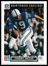 1991 Upper Deck Domino's The Quarterbacks #46 Johnny Unitas Baltimore Colts