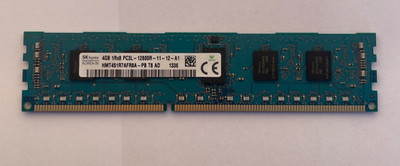 4GB 1Rx8 PC3L 12800R RAM STICK
