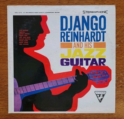 Django Reinhardt And His Jazz Guitar LP 1st Press VG+/VG+ w/Inner VERY HTF