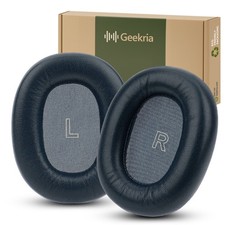 Geekria Sheepskin Ear Pads for Bang Olufsen Beoplay H95 Headphones Blue