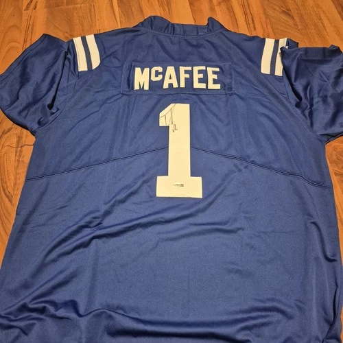 Pat McAfee autographed Indianapolis Colts signed jersey- JSA COA! WWE!