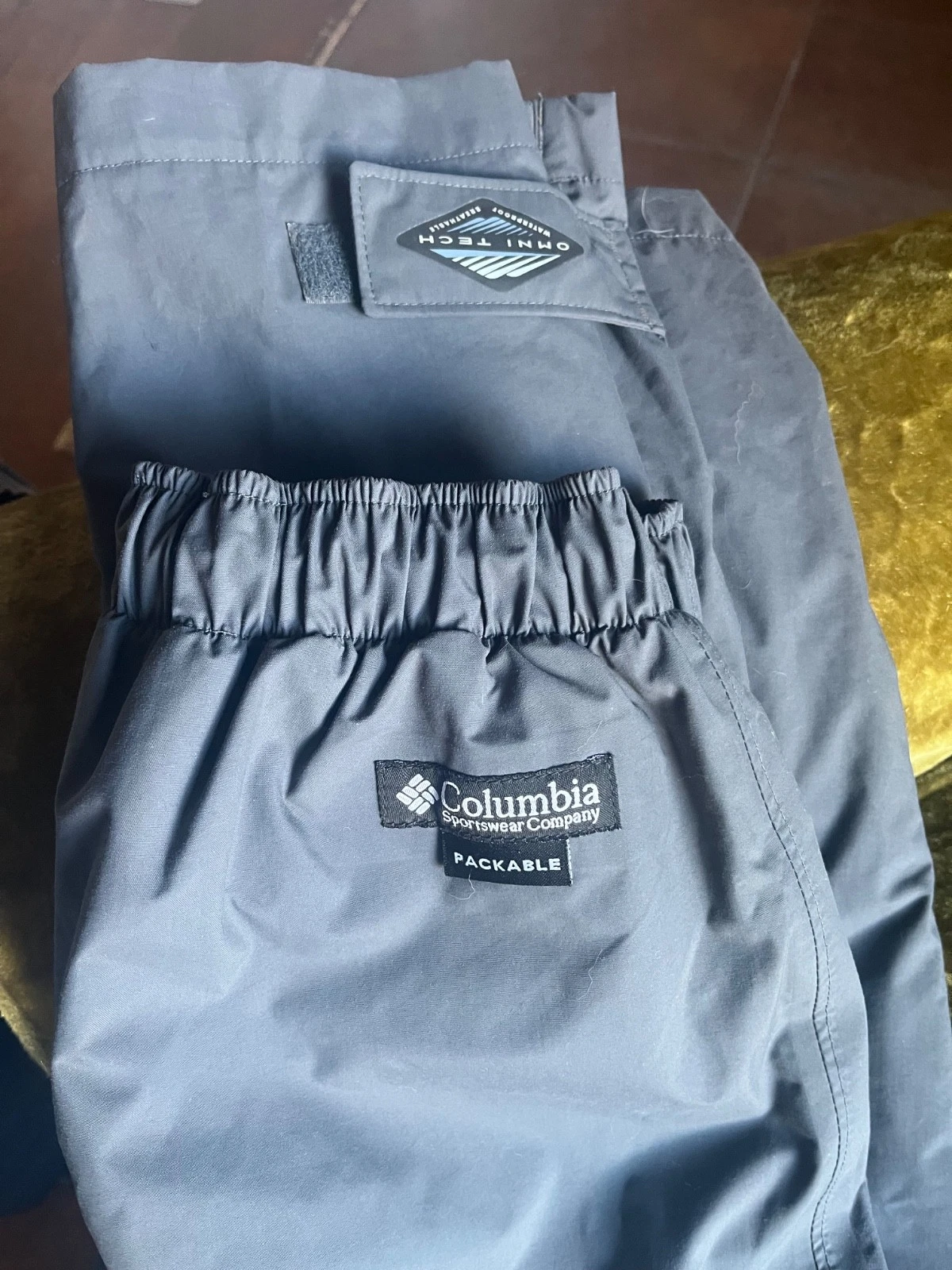 Columbia Omni-Tech Storm Surge Gray Waterproof Rain Pants Women's Medium
Opens in a new window or ta