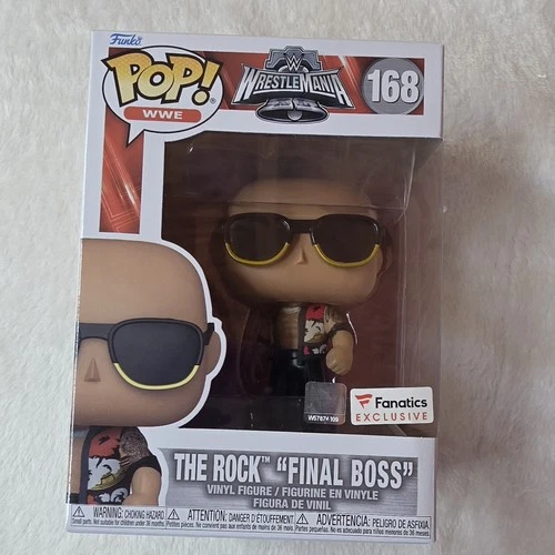 Funko Pop! Vinyl: WWE - The Rock "Final Boss" - Fanatics (Exclusive) #168