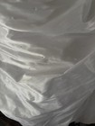 White Satin Wedding Dress Size 14 With Corset Back — photo 8
