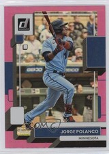 2022 Panini Donruss Holo Pink Jorge Polanco #131 0nr3