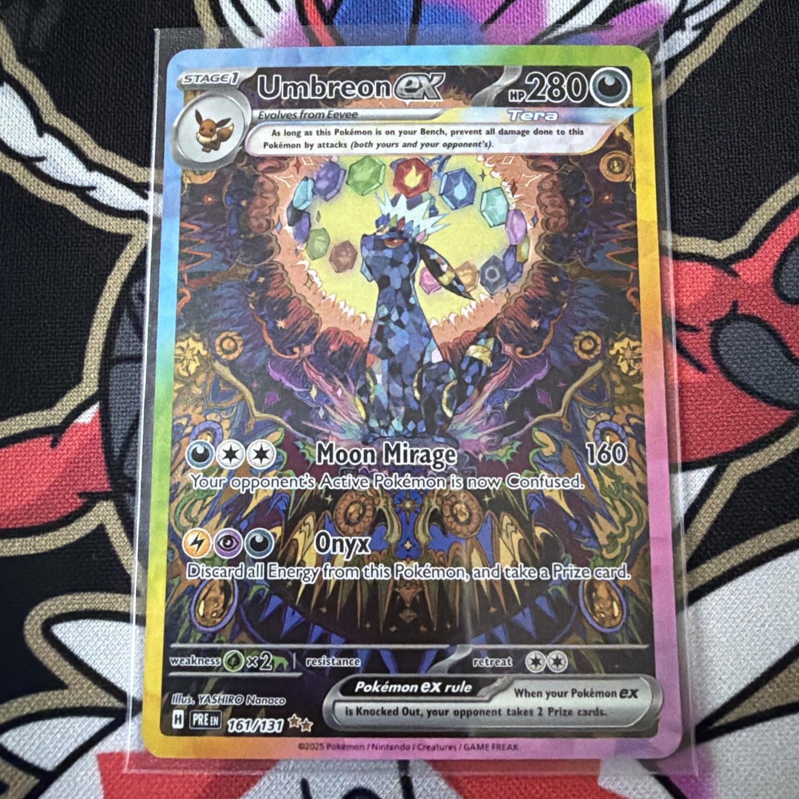 Umbreon ex 2025 Scarlet & Violet: Prismatic Evolutions #161/131
