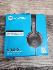 JLAB Studio 2 Wired On Ear Headphones Lab Quality Sound Open Box NEW
