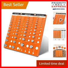 Durable 54 Nut and Bolt Thread Checker with Multiple Gauges - Dependable Tool